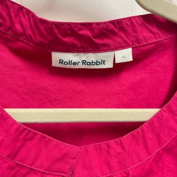 Roller Rabbit Raspberry Pink Tiered Dress - Picture 5 of 10